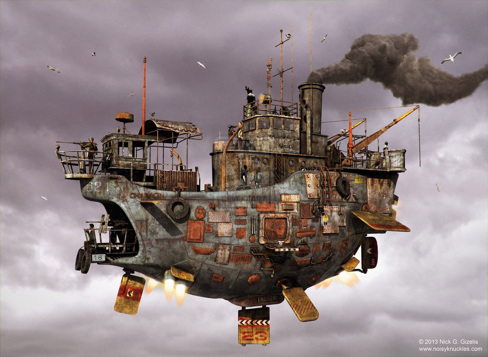 Steampunk airship - Bob's Album - VETERANS-GAMING