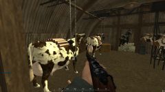 Armed cow
